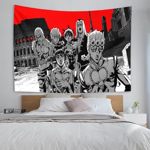 Jojo Bizarre Adventure Anime Rug, Fashionable Lightweight Durable Wall Decor, Multifunctional Bedroom Living Room Art, Perfect Holiday Gift