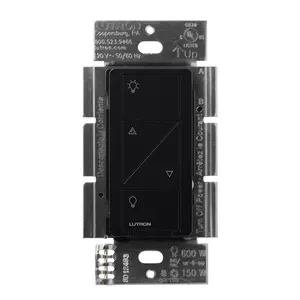 Caseta Wireless Smart LED Dimmer Switch, 150-Watt LED, 3-Way/Multi-Location, Black