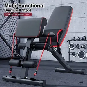 Metal Fully Folding Heavy-Duty Fitness Bench, Bench Press Bench, 800 Pound Stable Fitness Table, Fitness Board, Dumbbell Bench For Exercising All Body Muscles, Multifunctional Roman Chair, Priest Bench, Inclined Bench Press Bench, Flat Bench, Back Extensi