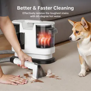 NEW Upgraded Heated Portable Spot Cleaner | Powerful Suction for Carpets, Upholstery, Car Interiors & Sofa