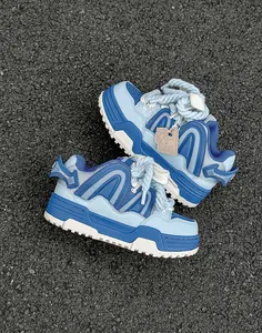 Q-AND 2025 Dreamy Blue Sporty Shoes & Fashion Chunky Cute Sneakers - Latest Release!