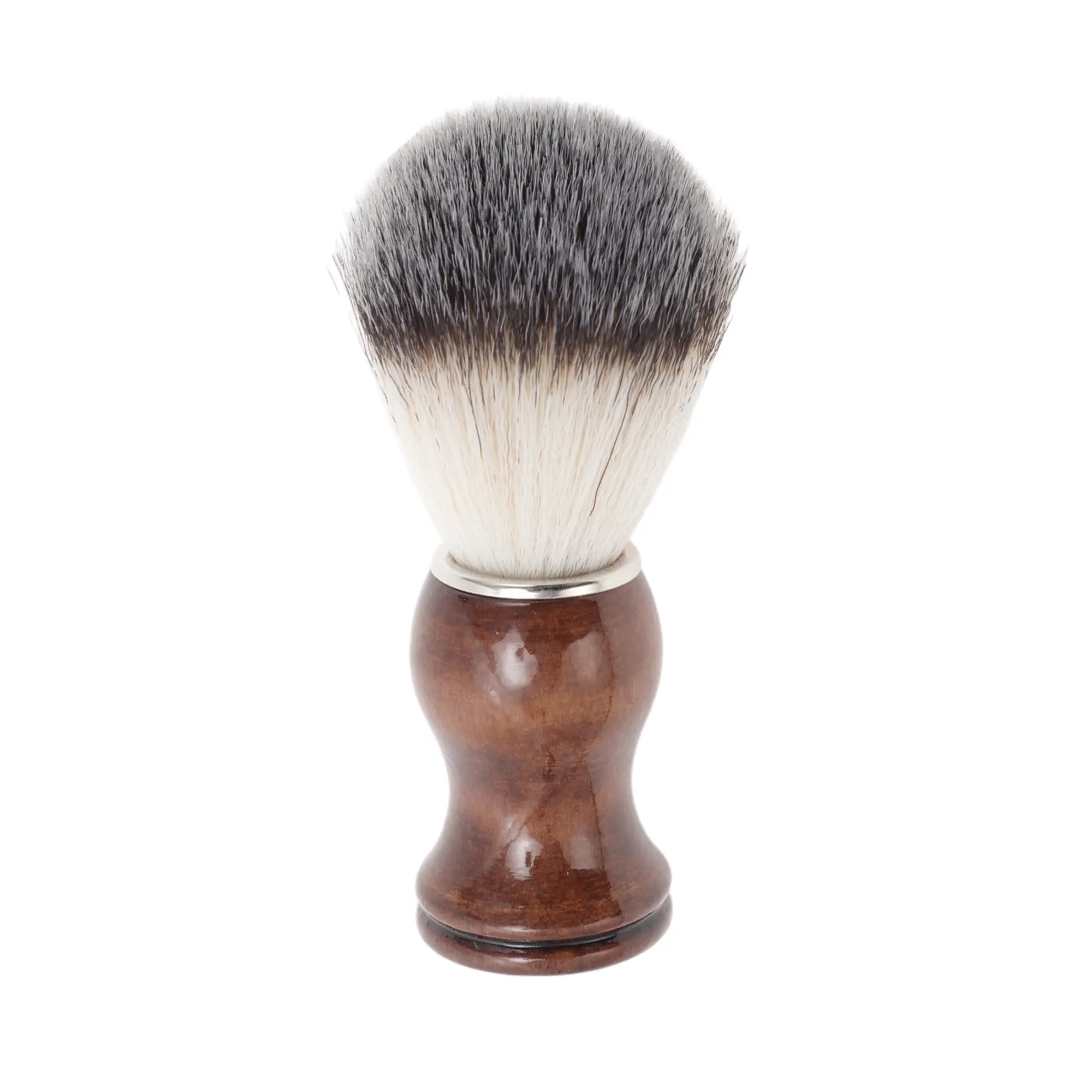 VOCOSTE Durable Shaving Brush for Men Barber Shaving Tool 4.25"x1.38" Brown 1 Pc