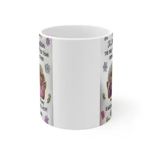 Tiffany Floral Coffee Mug — 11oz Ceramic Tea Cup
