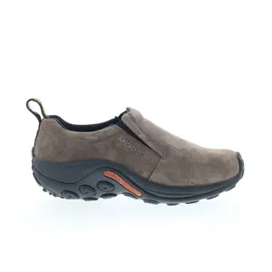 Merrell Jungle Moc J60788 Womens Gray Suede Slip On Loafer Flats Shoes