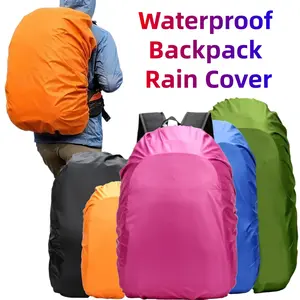 Waterproof Backpack Rain Cover, 10000mm Waterproof Level, Upgraded Ultra-Strong Multilayer Structure, Ultralight Compact Portable, for Hiking, Camping, Traveling, Custom Fit Covers