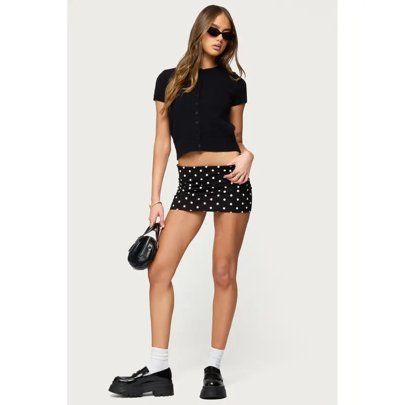 Aisha Low Rise Mini Skirt