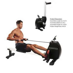 Magnetic/Water Rowing Machine 265 LB Weight Capacity - Foldable Rower for Home Use,with Combination Strength exercise, Tablet Holder and Comfortable Seat Cushion