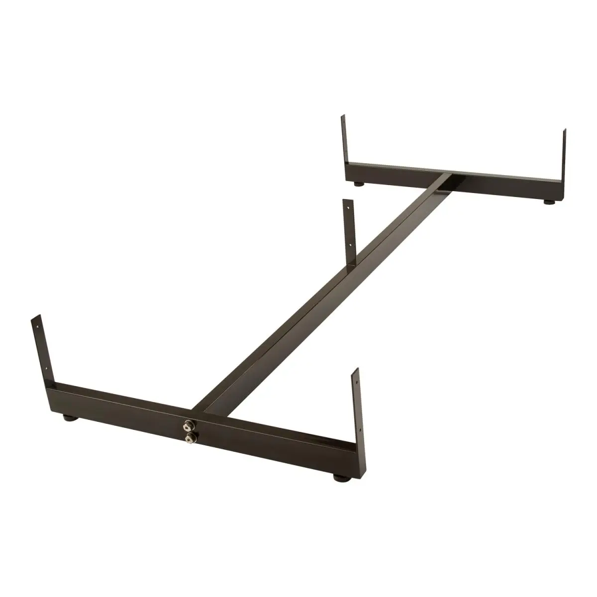 212 MAIN BLK-G48 Gondola Base for Grid Panels, Black Gridwall Display Rack, Metal Display Shelf for Textiles & Soft Furnishings Organization, Gridwall Display Racks