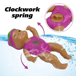 Beach Pool Water Toy Spring Mini Swimming Doll, Summer Water Interaction, Fun Kids Bathing Accessory Play