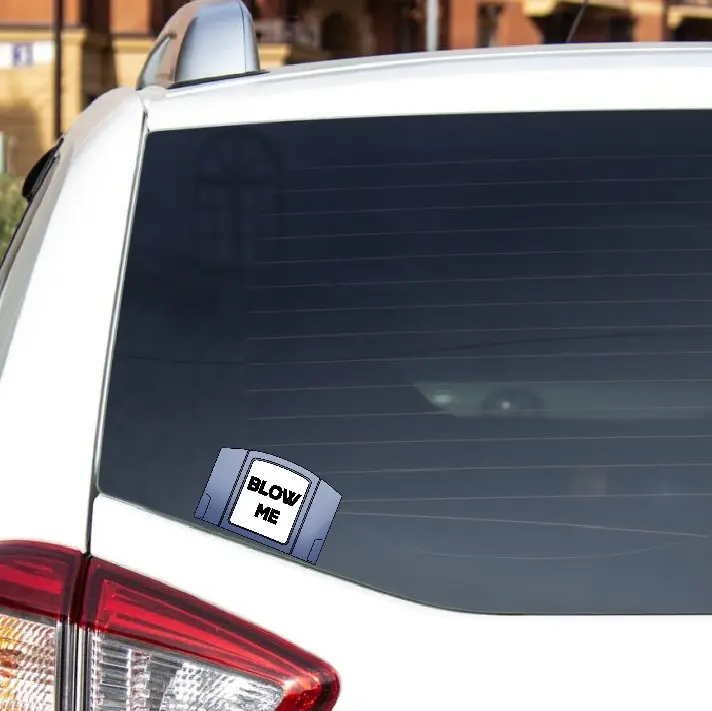 64 cartridge car sticker
