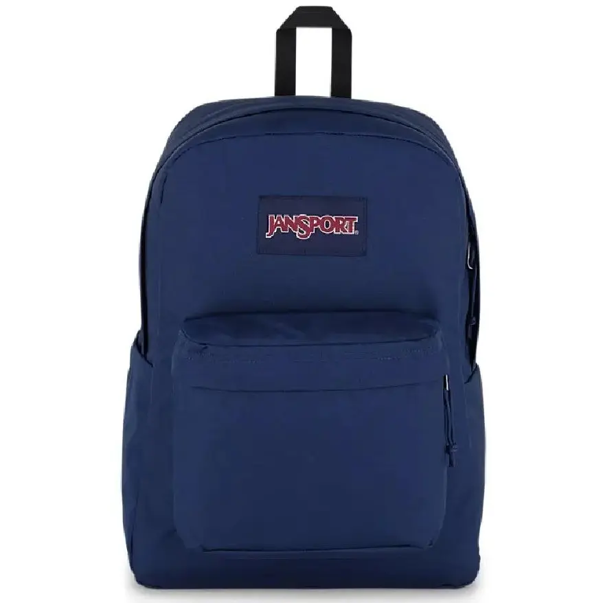 JanSport SuperBreak Backpack - Black, 17"x12.5"x6", Durable Lightweight Student Bookbag for Sports, Outdoor & Gym Use, Premium Accessory