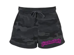 Dirty Diesel Supply Women's Black Camouflage Shorts Dirty Diesel Supply Women's Black Camouflage Shorts