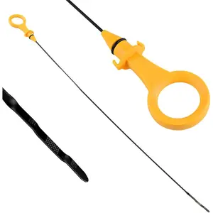 Engine Oil Dipstick Replacement for Checking Oil Level Compatible with Audi A4 A5 Quattro Accessories with 2.0T Engine, OEM # 06H-115-611E Automotive Oil Dip Stick Indicator Accurately Measure