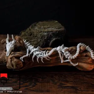 Articulated 3d printed Skeleton Dragon Collectible