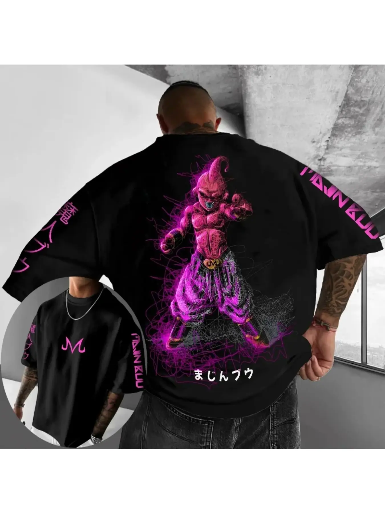 The new men's T-shirt for the summer of 2026 features street fashion Streetwear casual breathable design comfort and 3D pattern printing Menswear