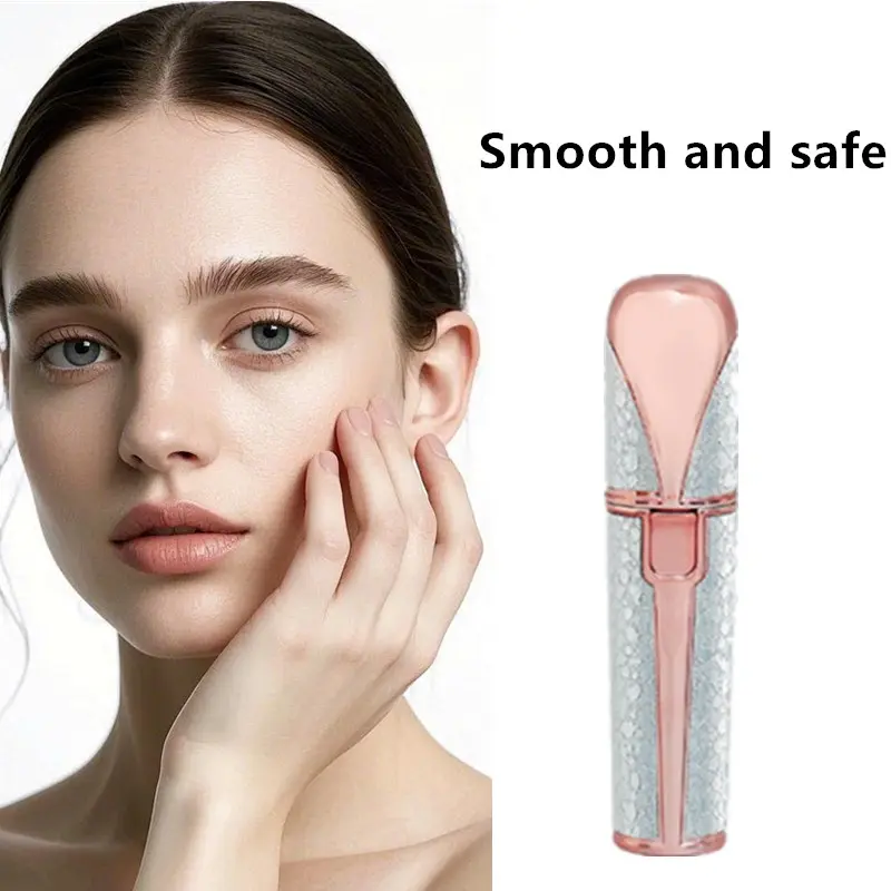 2-in-1 Women's Electric Shaver, Painless Precision Shaver, Suitable for Face, Armpits, Compact And Easy to Carry And Clean, USB Rechargeable, Large Capacity Battery, Stainless Steel Blade, Safe, Gift for Girls, Travel Shaver, Cordless Shaver