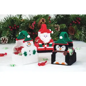 Christmas Treat Baskets Plastic Canvas Kit