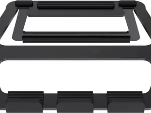 Aluminum Portable Foldable Laptop Support Stand for Laptops up to 13", Black