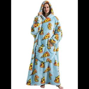 Oversized Hoodie Wearable Blanket, Super Soft Warm Comfortable Giant Wearable Blanket for Women Men Adults with big Pocket