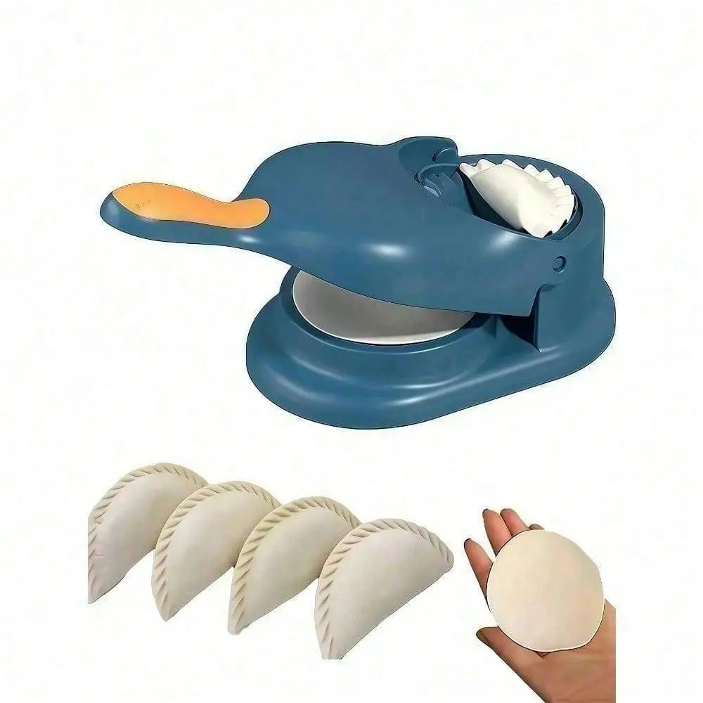 2-In-1 Multifunctional Dumpling Maker – All-In-One Manual Pressing Tool and Molding Set for Effortlessly Cutting Dumpling Wrappers and Perfectly Shaping Dumplings