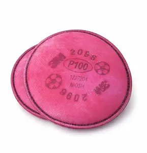 3M 2096 p100 Particulate Filter With Nuisance Level Acid Gas Relief 1 Pair