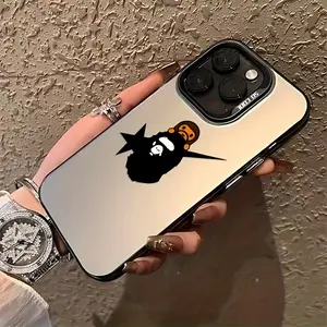 Creative Little Monkey and Ape Head Phone Case, Anti-Slip and Shockproof, Compatible with iPhone 17 AIR 17/16/15/14/13/12/11/8/7 PRO PRO MAX X XS XR PLUS, Ideal Gift for Friends and Family, CYK388