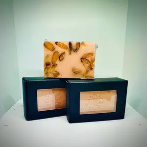 LOTUSBYME Almond Soap Bar with Coconut Oil and Vitamin E for Skincare and Facial Cleansing Made in USA