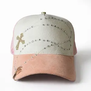 Hat Exodo 14-14 Beige Pink Crystals Full set