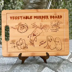 Funny Bamboo Cutting Board, Bamboo Chopping Board, Bon Appetit Kitchen Decor Gift, Perfect Birthday Gift for Mom, Wife, Aunts & Friends
