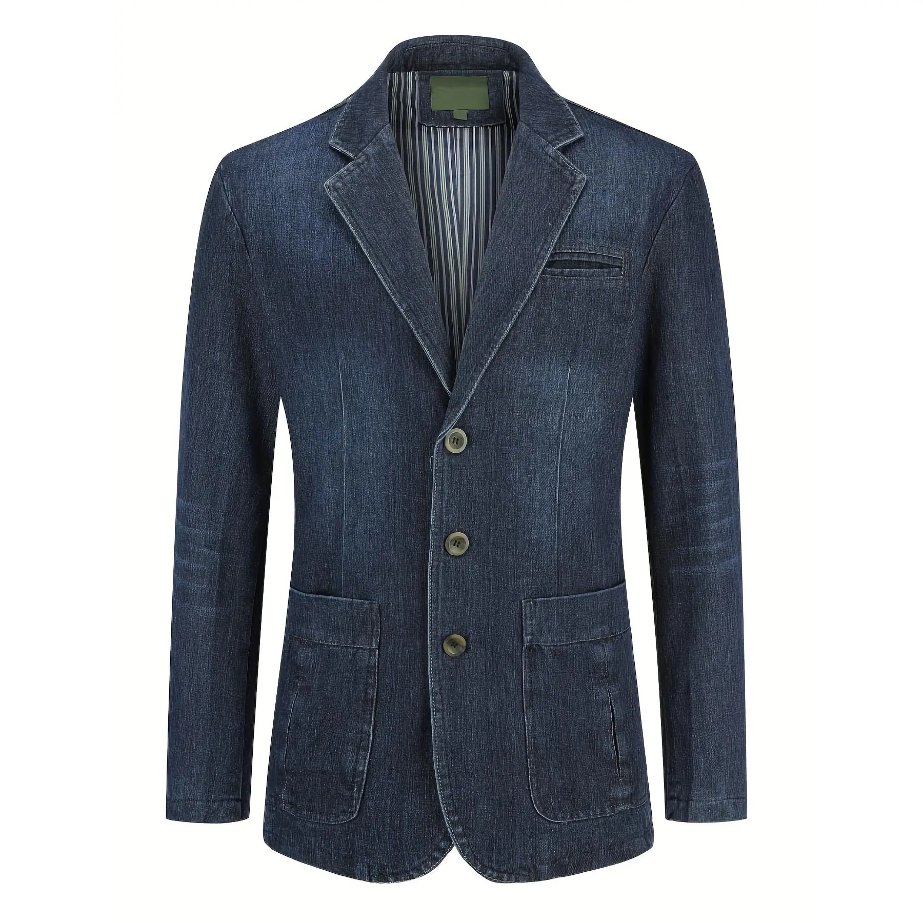 Men'S Slim Fit Lightweight Blazer Coat - Business Formal Jacket with Notched lapel, All-Season Office, Wedding, Party Coat - Elegant Tailored Men'S Outerwear for Professional & Casual Events, Suitable for Autumn Winter Weddings & Formal Events, Blazer For
