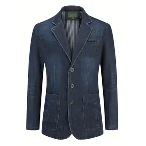 Men'S Slim Fit Lightweight Blazer Coat - Business Formal Jacket with Notched lapel, All-Season Office, Wedding, Party Coat - Elegant Tailored Men'S Outerwear for Professional & Casual Events, Suitable for Autumn Winter Weddings & Formal Events, Blazer For