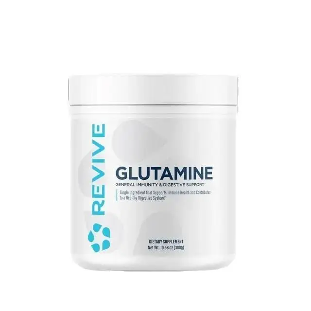 Revive Glutamine 300G - 10.58 oz Natural Dietary Supplement for Immune Health & Digestive Function Blocks Harmful Bacteria & Toxins Essential Healthcare Support Edible Vitamin Fitness - Bathroom