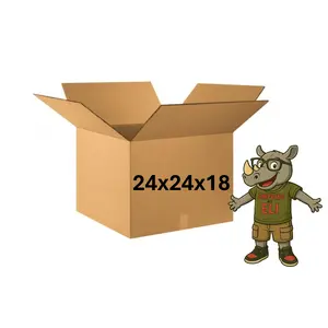 24x24x18 (200 lb strength) | SINGLE CARDBOARD BOX | EXTRA LARGE MOVING BOX