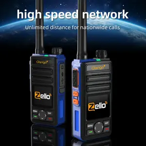 Clarigoc V1 Zello Version 4G Full Netcom Walkie Talkie, Long Distance Nationwide Two-Way Radio, Mini Handheld for Security, Construction Site, Office & Fleet Use.Minimum order quantity: 10 units.