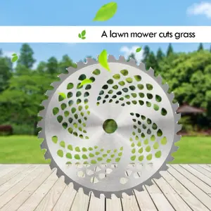 Lawn Mower Blade 40 Teeth Alloy Circular Saw Blade, Electric & Oil Lawn Trimmer Cutting Blade, Universal Gardening Accessory