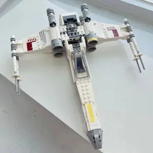 MOC 75301 Space Wars X-Wing Fighter Building Block Model Bricks Toy For Kids Adults Birthday Christmas Gifts