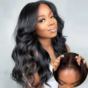 Human Hair 9x6 Glueless Wig Brazilian Body Wave 4x6 Lace Closure Remy Hair Wig Ready To Wear Pre Cut Pre Plucked Ready To Go 13x4 Lace Frontal Wigs For Women TikTokShopHolidayHaul