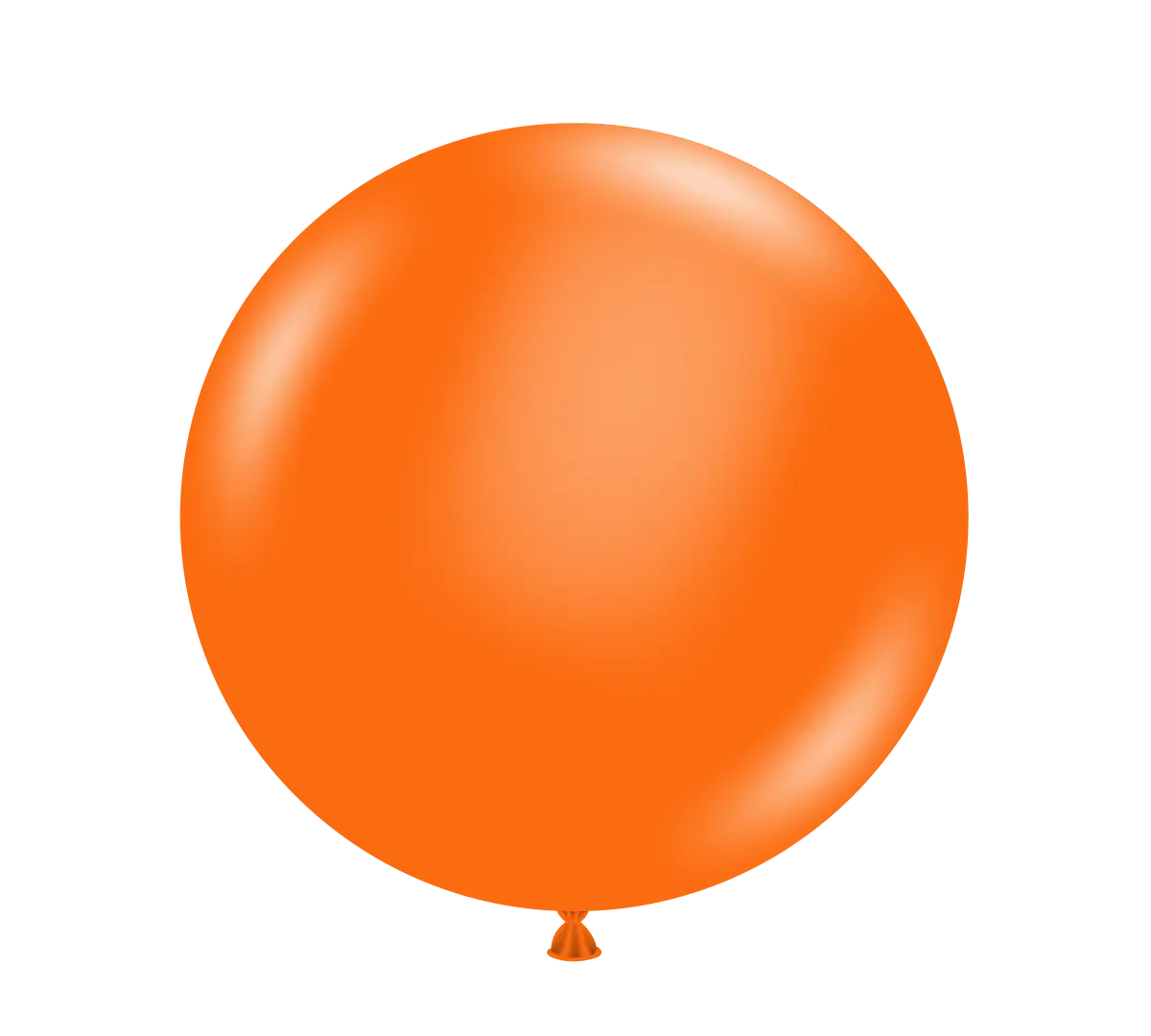 TUFTEX 17 in. Solid Orange Biodegradable Balloon Set, 25 Pcs, Festive Home & Party Decor Supplies