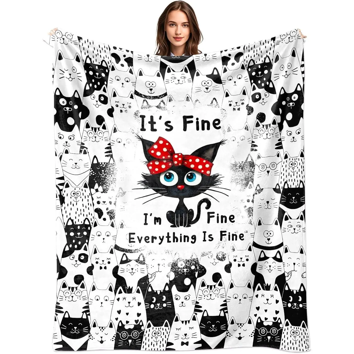 Cat Parrot Butterfly Dinosaur Penguin Duck Animal Blanket, Soft Fuzzy Flannel Print for Kids Reading Nooks and Playroom Sofas, Animal Lovers, Story Time, Colorful Bedroom Style, Couch Naps and Cozy Weekend Rest