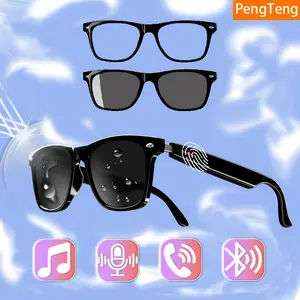 E13 Smart Glasses, Noise Cancelling, Bluetooth-compatible Compatible, Wireless Multifunctional Eyewear, Unisex, Nylon Frame, Lithium Polymer Battery