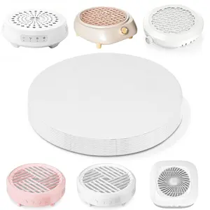 200 Sheets Nail Dust Collector Filter Paper Compatible with MelodySusie Nail Dust Collectors, Models HPro/SProR/SPro/XC320J, Disposable Nail Paper Sheets Nail Tech Supplies Accessories for Home Salon, Manicure