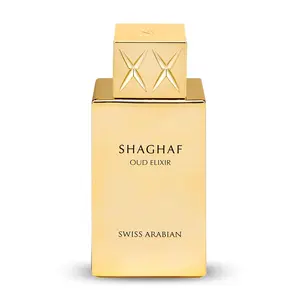 Swiss Arabian Shaghaf Oud Elixir – 2.5 oz EDP Spray – Perfume for Women and Men – Gourmand, Amber, and Oud Fragrance with Saffron Notes – Long-Lasting Arabian Luxury Scent