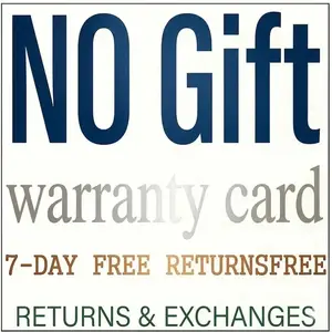 Thank you for purchasing the clothes,No gift! Warranty card included; free returns and exchanges within 7 days.