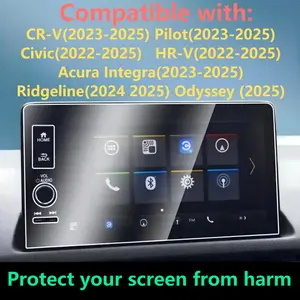 Screen Protection Film for The 2023-2025 Civic HRV Integra, Designed for The 9-Inch Multimedia Touch Screen of The CRV EX-L Sport Touring Hybrid
