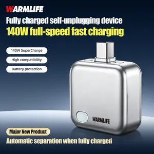 Auto Stop Charging Protector for iPhone Android, Smart Overcharge Protection Adapter, Full Charge Auto Disconnect, Battery Protection Charger, Night Safe Charging Saver, Portable Phone Charging Protector, AI Smart Cut Off