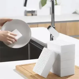 Magic Nano Cleaning Sponge - Multi-Functional Melamine Foam Eraser for Kitchen Dishwashing, Bathroom Stain Removal and Household