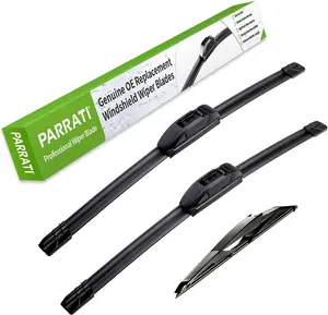 ®   All-Season Windshield Wipers Front with Rear Wiper Blades Replacement for 2018-2023 Hyundai Kona/2012-2019 Kia Rio,Easy to Install 26"+16"+11''(Set of 3)