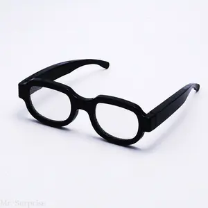 New LED Red Eyes Luminous Glasses, TikTok Same Style Flashing Party Eyeglasses, Funny Glowing Prop Glasses for Carnival Stage Performance