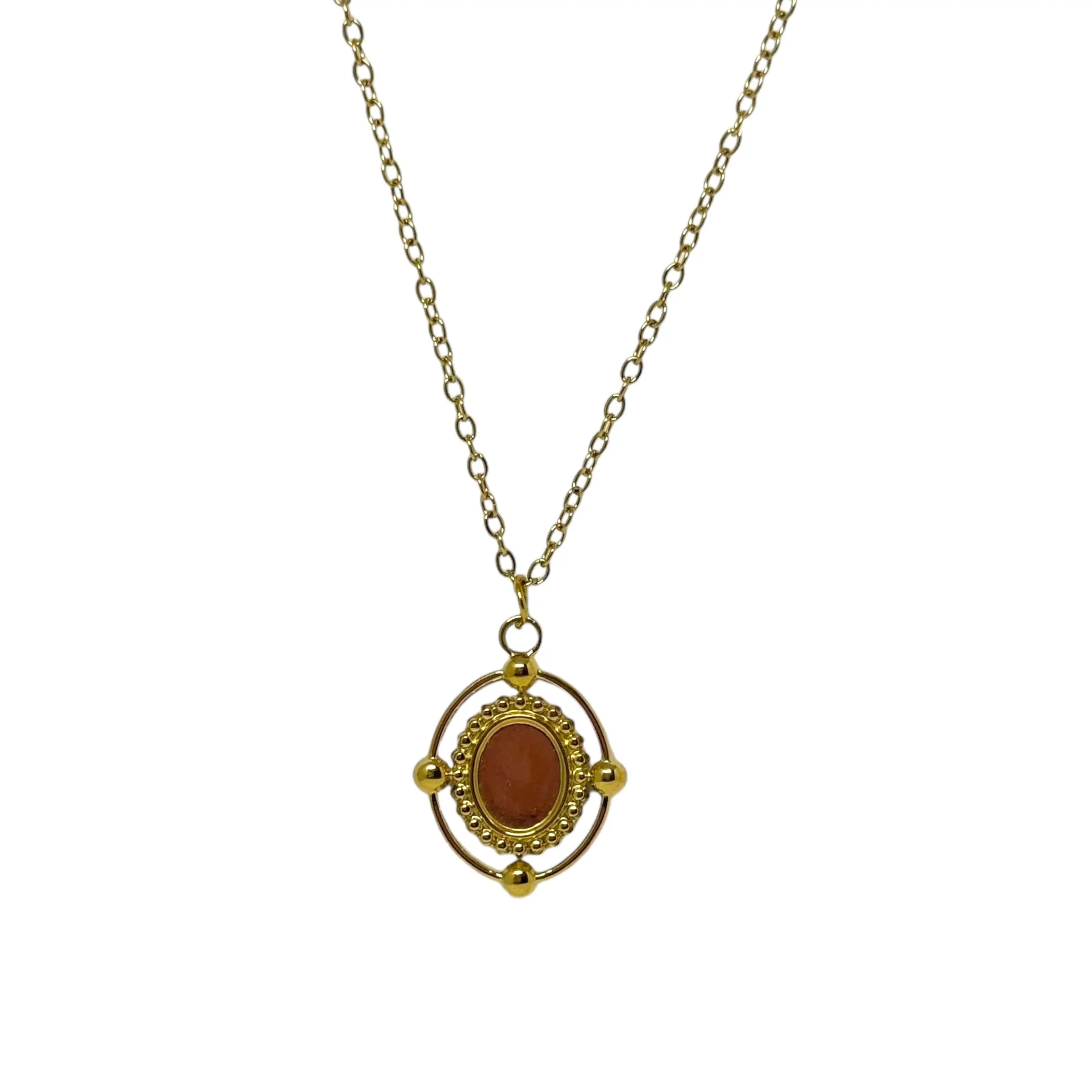 Mirror Chain Handmade 15-17" Stainless Steel Hypoallergenic Tarnish Resistant Mirror Necklace for Women Fever Dreamz
