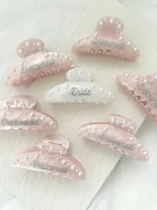 Bride and Bridesmaid Pearl Hair Clip - AVEN